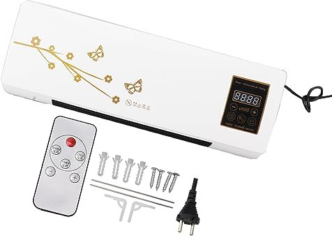 Condizionatore d'aria per Montaggio a Parete 2 in 1, Macchina per il Raffreddamento del Riscaldamento Domestico con Riscaldatore di Spazio Montato a Parete con Telecomando 220V