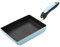 DELURA Poêle À Frire Poêle À Frire En Céramique Petit Déjeuner Poêle À Frire Jade Brûler En Acier Inoxydable Mini Pan Carré Pan