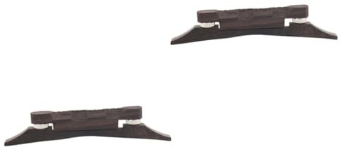 Didiseaon 2pcs Mandolin Strings Bridge Height Adjustable Guitar Bridge Pins Quality Sound Transmission Lightweight