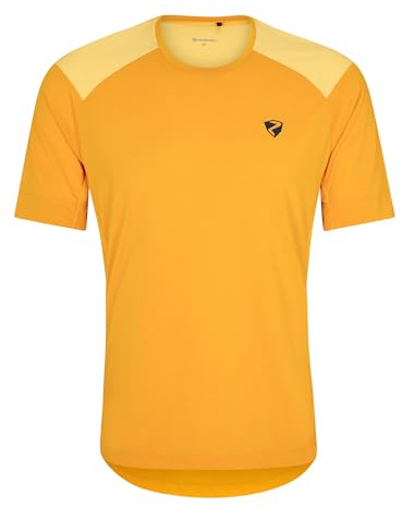 Ziener Herren NENTIN Funktions-Shirt - Fahrrad|Outdoor|Fitness|Sport - atmungsaktiv,schnelltrocknend,Kurzarm, golden Yellow, 54