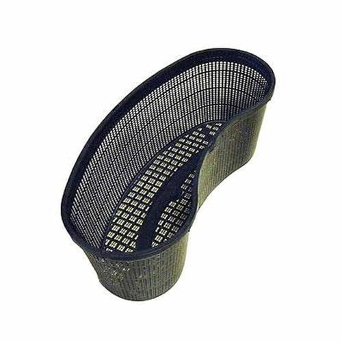 Pond Plant Baskets - Hessian Liners - Aquatic Marginal Pots (3, 45cm Kidney Contour - (6 Litre))