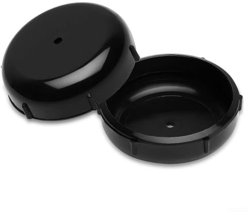 Getdoublerich Lot de 32 Patins imperméables en Fer forgé pour Meubles de Patio, Capuchons de Pieds pour Meubles, Patins coulissants idéaux pour Les Tables d'extérieur (Noir 38 mm)
