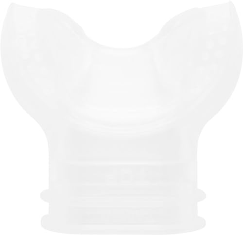 Cressi Silicone Mouthpiece Comfobite Standard Clear - Reines Hypoallergenes Silikon Confobite Orthodontisches Mundstück für Taucherregulator, Transparent, Einheitsgröße, Unisex
