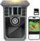 Hrivcam Solar Trail Camera 4K 64MP WiFi Game Camera, 5000mAh Forever Power, 64GB Memory Card and Ip67 Waterproof 130°Wide Angle Night Vision for Outdoor Wildlife Detection, Monitoring Trail Cameras