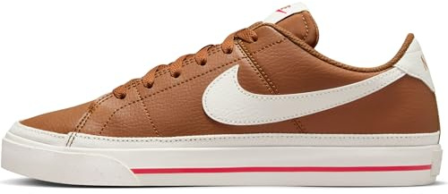 Nike Damen Court Legacy Next Nature Damenschuhe, Lt British Tan/Sail-Fire Red, 38.5 EU