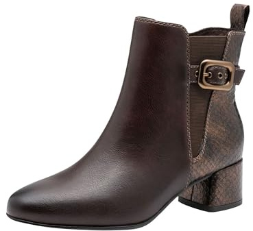 MARCO TOZZI Chelsea Boots da Donna con Tacco Largo Eleganti