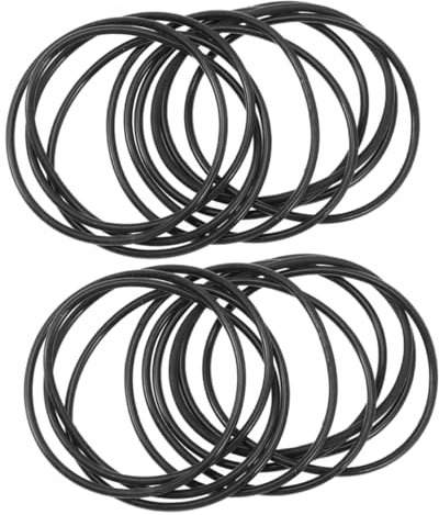 Garneck 50Pezzi Bracciali Silicone Bracciali Multi- Accessori Colorati per Comodi e Leggeri per Tutti Bracciali Elasticizzati Gel Silice