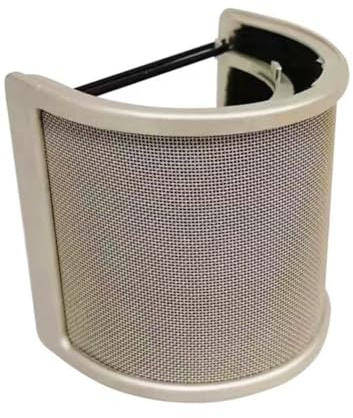 Cenei Condenser Microphone Blowout Screen U-Shaped Windscreen Cover Shield Ideal for Streaming & Recording C