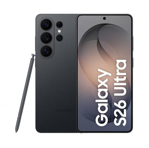Samsung Galaxy S26 Ultra AI Smartphone mit Galaxy AI, Handy ohne Vertrag, Android, Privacy Display, 16 GB RAM, 1 TB Speicher, 200 MP, Black, 3 Jahre Herstellergarantie [Exklusiv auf Amazon]