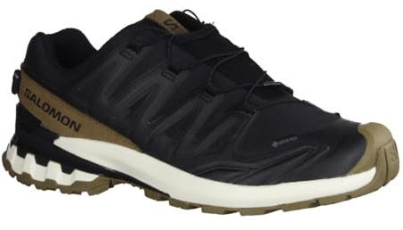 Salomon XA Pro 3D V9 GTX Black/Coyote Brown/Vanilla Ice (Schwarz/Braun) - Wanderschuhe Outdoor Herren, Schwarz, absatzhöhe: 5 mm