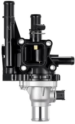 BDFHYK Car Engine Thermostat Housing with Sensor Compatible with Compatible with O-pel Astra H J Cruze Vectra Zafira Insignia 1.6 1.8 Automotive Coolant Thermostat, 55353311 55577284 55564890 55577284