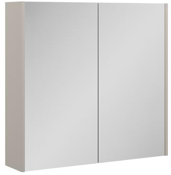Vicco Spiegelschrank Ruford, Cashmere, 80 x 75.8 cm | mit 2 Spiegeltüren, zur platzsparenden Aufbewahrung von Badutensilien geeignet