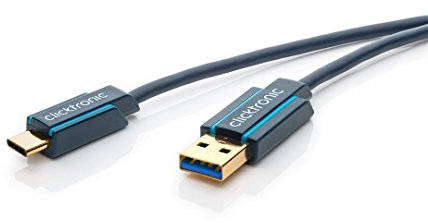 Clicktronic USB 3.0 Adapterkabel Hochgeschwindigkeits-A