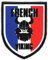 Patch PVC Viking Drapeau Français France 3D Crâne Breton Celtique Rune Celtique 9x7cm Biker