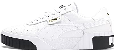 PUMA Damen Cali Wn's Turnschuhe, Puma White-Puma Black, 37 EU