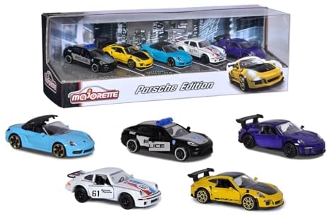 PORSCHE DIE-CAST COLLECTOR 5 CAR PACK Age 3+