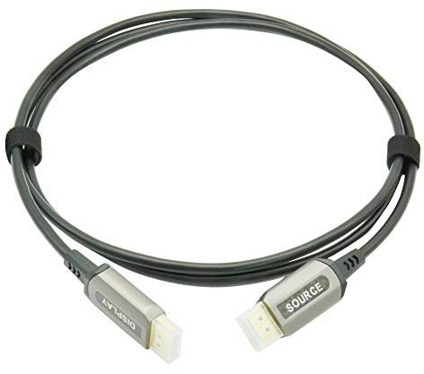 Jeirdus 5 mètres Ultra HDR HDMI 2.0 AOC câble HDMI Fibre Optique, 18 Gbit/S, Prise en Charge 4 K60hz Arc HDR10 HDCP 2.2,3D, Vitesse Rapide et Flexible