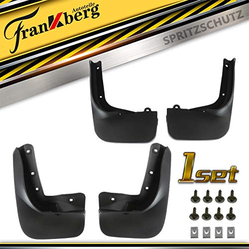 Frankberg 4x Spritzschutz Schmutzfänger Vorne Hinten Kompatibel mit Golf VII 5G1 BE1 BQ1 BE2 BA5 BV5 Kombi 2012-2018