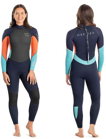 Osprey Damen-Neoprenanzug, volle Länge, 3 mm, für Erwachsene, Neopren, Surfen, Tauchen, Null