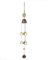 KSTE Windspiele, Windspiele für Draußen, Vintage Blätter Elephant Auspicious Hanging Ornament, viel Glück Feng Shui Bronze Farbe Glocken, Windspiele China Home Decor (Farbe : Auspicious)