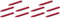 Faber-Castell 187101 - Dreieckradierer Grip 2001 (10x Rot)