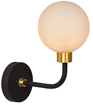 Lucide BEREND - Wandleuchte Badezimmer - 1xG9 - IP44 - Schwarz