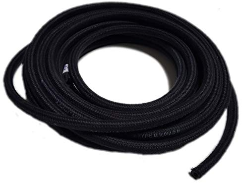 VE-INDUSTRIES 5 Meter Schlauch Kraftstoffschlauch Benzinschlauch Dieselschlauch DIN 73379-B mit Textilumflechtung Wasser, Benzin, Öl (Innendurchmesser 5,0mm)