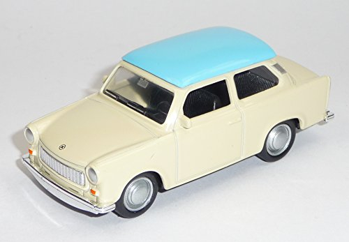 ZYZYZK Trabant 601 beige mit hellblauem Dach Modellauto ca. 7,5 cm Kid Auto Kinder (unisex)