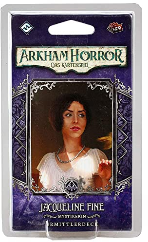 Fantasy Flight Games, Arkham Horror: LCG – Jacqueline Fine, Erweiterung, Expertenspiel, Kartenspiel, 1-4 Spieler, Ab 14+ Jahren, 45+ Minuten, Deutsch, Mehrfarbig, Bunt