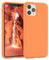 EAZY CASE Premium Silikon Handyhülle kompatibel mit iPhone 11 Pro, Slimcover mit Kameraschutz und Innenfutter, Silikonhülle, Schutzhülle, Bumper, Handy Case, Hülle, Softcase, Orange
