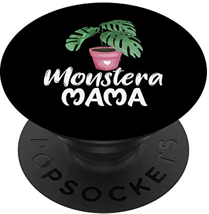 Monstera Plant Mama - Garten Gartenliebhaber - PopSockets Ausziehbarer Sockel und Griff für Smartphones und Tablets
