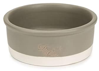 Karlie Keramiknapf Designed by LOTTE JOA schwer für Hunde (Grau, Ø 20cm)