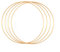 Vaessen Creative Metallringe Ø30cm, Gold 4Stücks