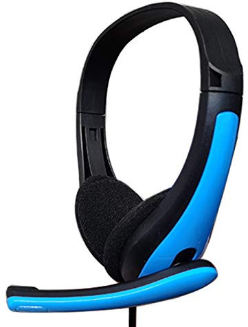 Gaming-Headset, 3,5 mm Kabel, schalldicht, leicht, Kopfhörer mit Mikrofon