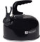 Valiant Bouilloire sifflante de camping portative FIR559, 1 L, noire, en aluminium, 1 litre