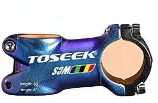 Mtb Carbon Lenker Fahrradlenker 31,8 x 580 - 760 mm Dazzle Blue bis Purple Lenker für Mountainbike-Zubehör (Winkel 6-60 mm)