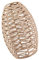 perfk Paralume per lampada a sospensione Paralume per plafoniera Boho Paralume in carta Corda in vimini Rattan Copri lampadario intrecciato per sala da, Stile D