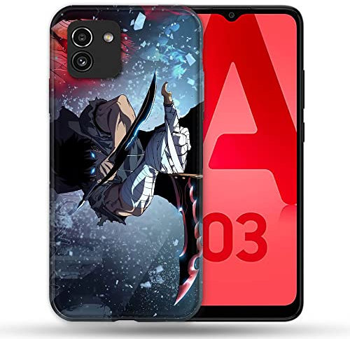 hülle für Samsung Galaxy a03 Manga Solo Leveling ung Pee