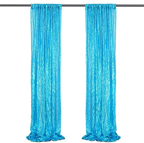 2Pcs Glitzernde Hintergründe Pailletten-Vorhang Party Fadenvorhang mit Pailletten Hochzeit Fadengardine Türvorhang Dekoration Hintergrund Weihnachten Hintergrund Vorhängen