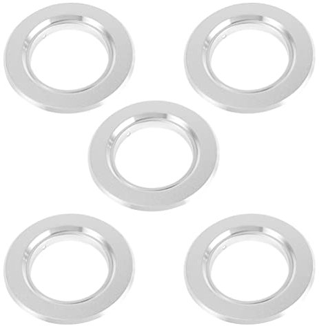 PATKAW Bird House Predator Guards, 5pcs Bird Box Protection Plates Bird House Hole Protector Bird Guards for Vents Predator Guards for Bird Houses Nest Hole Metal Ring