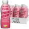 Barebells FOOD Trinkmahlzeit – 36g Eiweiß pro Portion, Ready to Drink, Laktosefrei, Zuckerarm, mit Vitaminen und Mineralen, 12 x 500ml (Erdbeere)