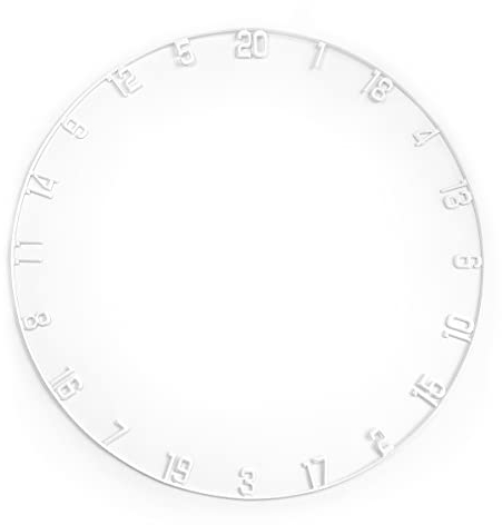 Zahlenring Dartscheibe - passt auf Fast alle Dartboards. Durchmesser ca. 43cm