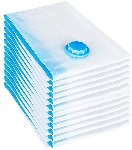 Vakuumbeutel für Kleidung – 10 STK 30 x 40 cm Wiederverwendbare Kleidungs Aufbewahrungsbeutel Vakuumbeutel, mit Dicht und Platzsparende Reisebeutel, für Kleidung, Bettdecken, Bettwäsche usw