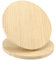 SINJEUN 2 Pack 30 cm Round Wood Plaque, 18 mm Thick Blank Wooden Hanging Sign, Unfinished Wood Boards with Hanging Hole for DIY Crafts