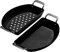 Kamado Joe KJ15124822 Karbon Steel Set Half-Moon Pan, Black