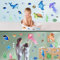 Meerestiere Wandtattoo Leuchtend Ozean Meerestiere Leuchtender Wandaufkleber, Wandsticker Leuchtaufkleber Fluoreszierend Wandaufkleber Aufkleber Unterwasserwelt, Kinderzimmer Dekorative Aufkleber
