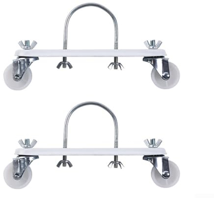 Zoegneer Soporte de polea móvil especial para calentador eléctrico, 2 unidades, soporte de radiador hidroeléctrico de estaño de aceite, rueda universal para radiador ()