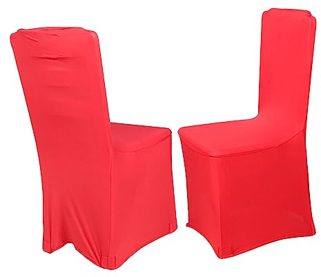 TOPBATHY 2St Stuhlbezug Esszimmerstuhlbezüge Sofabezug hochzeitsdeko hochzeits Dekoration tischdecken Stuhlkissenbezüge Stuhlhussen fit Sitzbezug Bezug für Esszimmerstühle Hochzeitsstuhl
