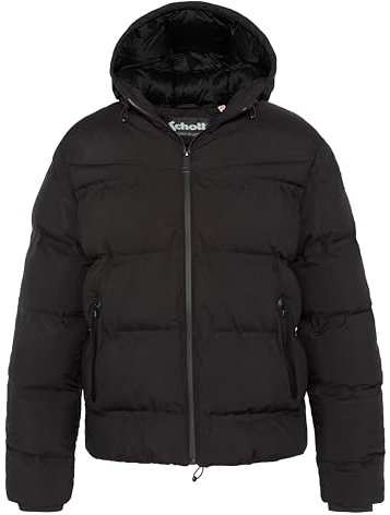 Schott NYC Inland Giacca, Nero, M Uomo