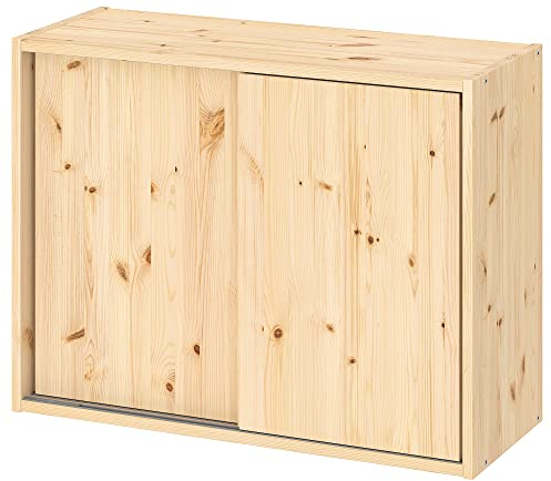 Generisch IVAR Schrank mit Schiebetüren, 80x30x60 cm, Kiefer
